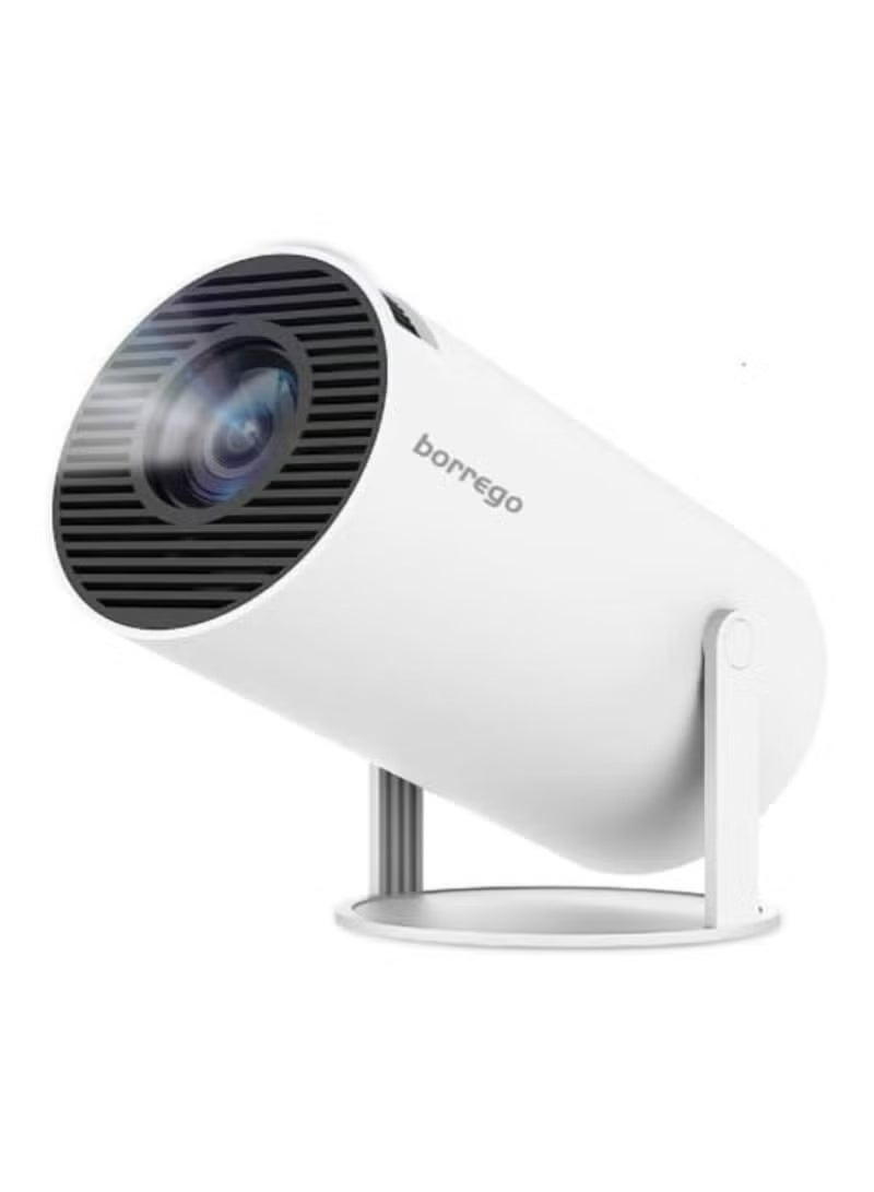borrego Smart Full HD Mini Projector with WiFi & Android, Portable Home Cinema LED Projector, Spotlight HD Display, Wireless Screen Sharing, Movie & Gaming Compatible - Image 1